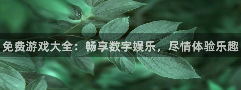 高德娱乐代理登陆：免费游戏大全：畅享数字娱乐，尽情体验乐趣