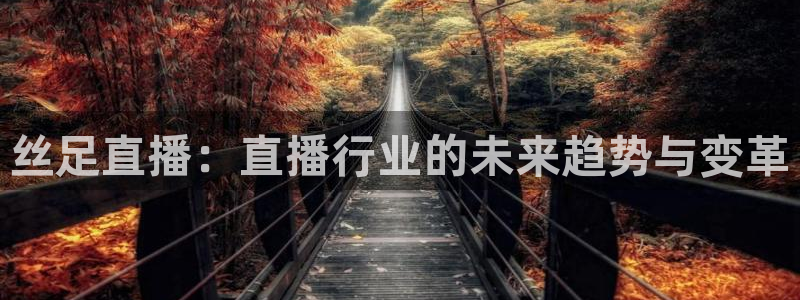 玩球体育直播吧：丝足直播：直播行业的未来趋势与变革